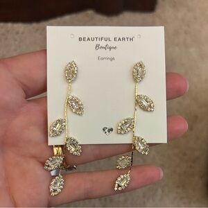 Beautiful Earth Boutique - crystal Vine earrings.